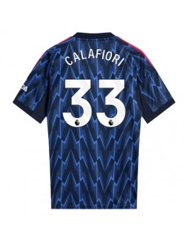 Billige Arsenal Riccardo Calafiori #33 Bortedrakt 2025-26 Kortermet